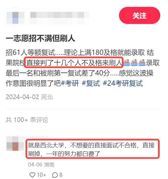 這些院校淘汰率最高82.8%！復(fù)試刷人超狠！